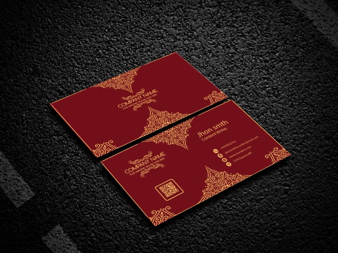 Gig Preview - Do luxury modern unique and professional business card design