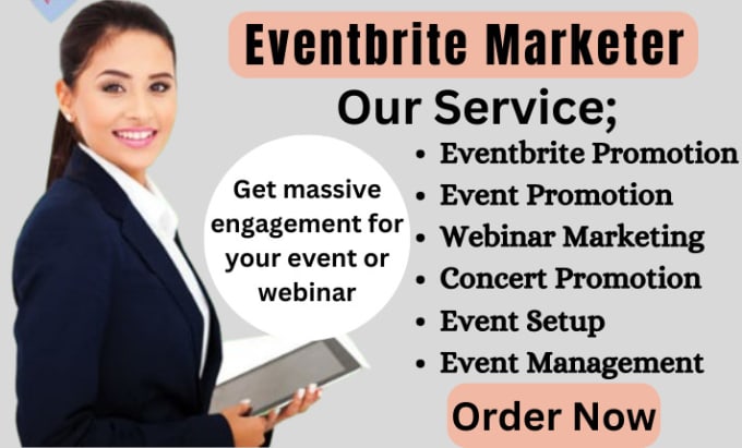 Bestseller - do eventbrite promotion, webinar marketing, concert, event promotion