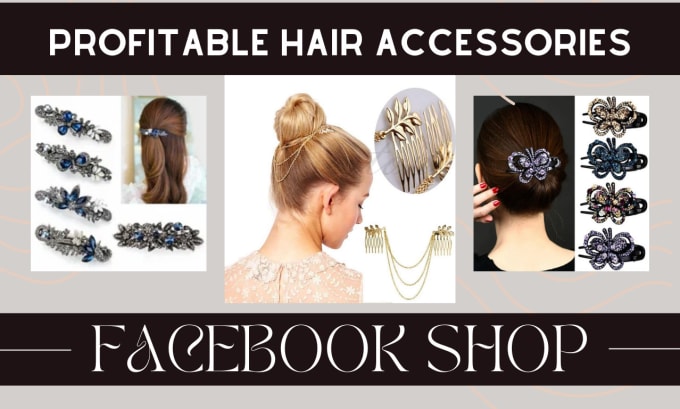 Gig Preview - Create hair extension facebook shop instagram, twitter shop shopify integration