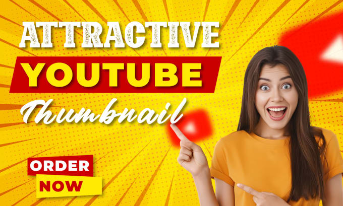 Bestseller - do clickable eye catching and attractive youtube thumbnails design