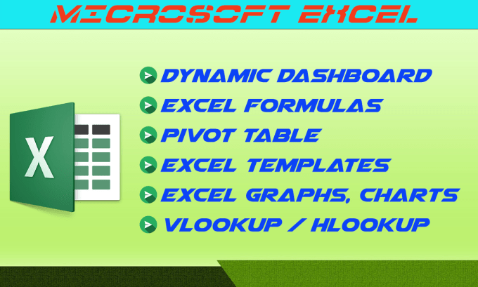 Gig Preview - Design dynamic excel dashboards for visualization