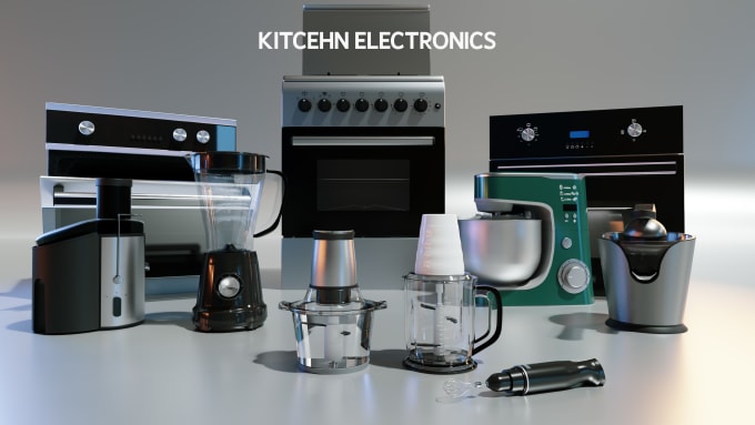 Gig Preview - Create 3d realistic renders of home appliances