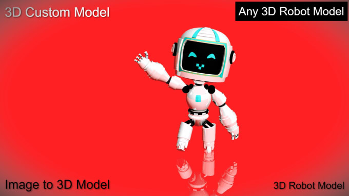 Gig Preview - Make any 3d robot model in low price