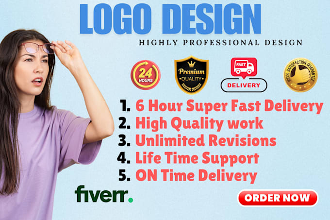 Gig Preview - Do 5 modern and minimalist  business logo design in 6 hours