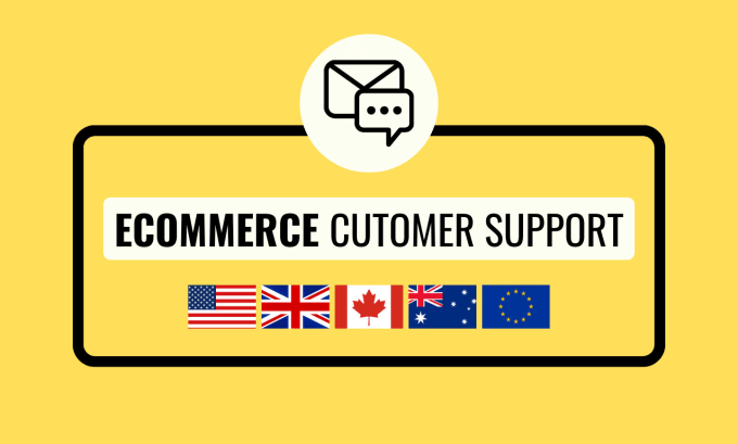 Gig Preview - Be ecommerce live chat and email support customer care service agent