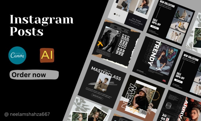 Gig Preview - Design custom social media posts and editable canva templates in 1 hour