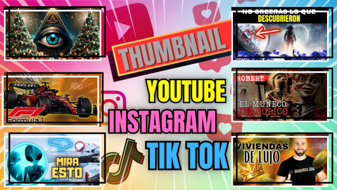 Gig Preview - Design youtube and ig thumbnail  miniatura