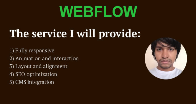 Bestseller - design responsive webflow website, fix, change, or edit layout, optimize SEO