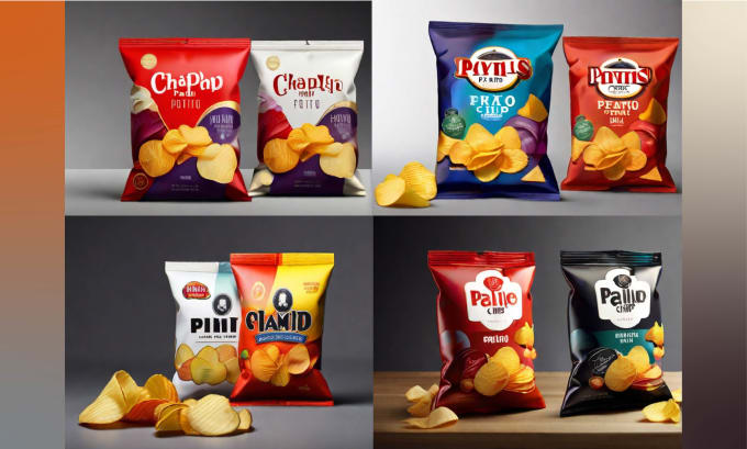 Gig Preview - Product packaging and label design potato chips  packaging