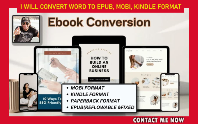 Gig Preview - Convert PDF and word to epub and kindle files