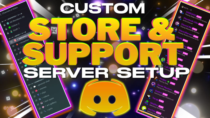 Gig Preview - Professionally set up a custom support discord server