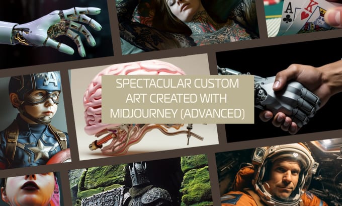 Gig Preview - Create custom and high detailed ai art using midjourney