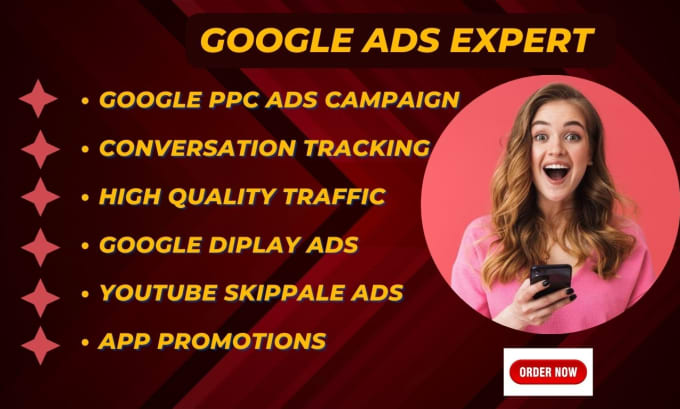 Gig Preview - Create, setup and manage your google ads PPC campaign adword