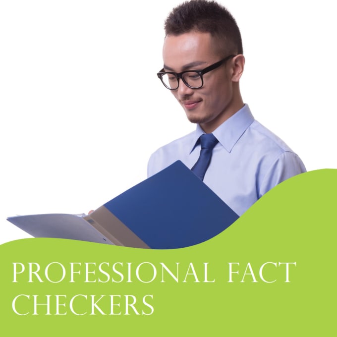 Gig Preview - Fact check your work by source research and rating its trustworthiness