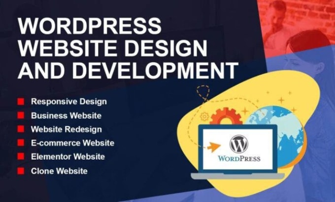 Gig Preview - Do custom wordpress website design and development