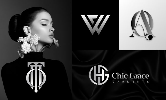 Gig Preview - Do luxury monogram fashion and minimalist business logo design