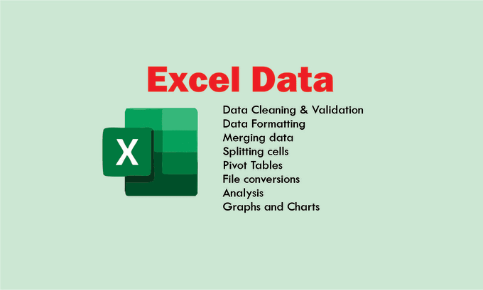 Gig Preview - Format, clean and analyze your excel, csv and google sheets