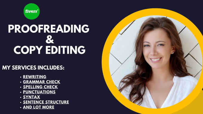 Gig Preview - Do proofreading and editing, book proofreading, rewriting, proofread essay