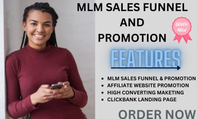 Gig Preview - Promote affiliate recruitment, mlm sales funnel, mlm promotion solo ads campaign