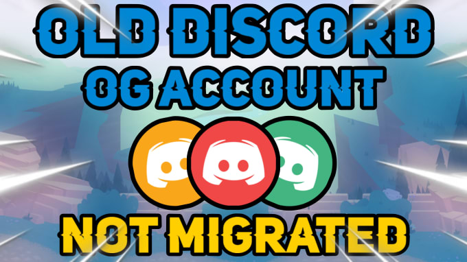 Gig Preview - Sell a not migrated discord profile