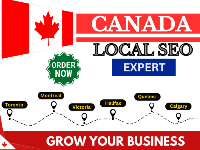 Gig Preview - Offer advance canada local SEO service for google ranking