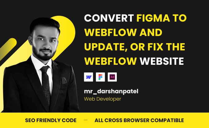 Gig Preview - Create webflow website or convert figma to webflow or landing page