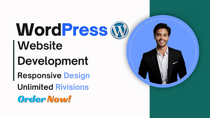 Gig Preview - Do responsive wordpress website design in 12 hour