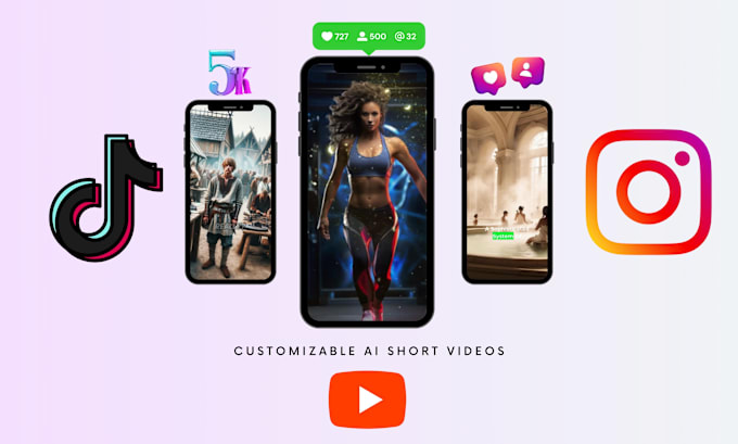 Gig Preview - Craft short ai videos for viral yt, tiktok, and ig success