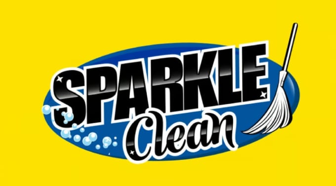 Gig Preview - Unique design comparative or realistic, the cleaning logo