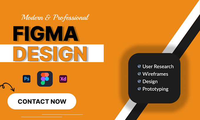 Gig Preview - Create figma design mobile app design, landing page, website UI UX mockup expert