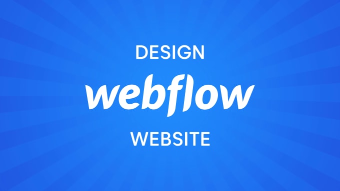 Gig Preview - Design, redesign, update, fix webflow website, convert your figma to webflow