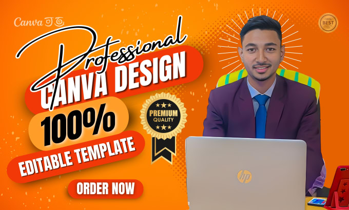 Bestseller - provide all types of high quality editable design from canva