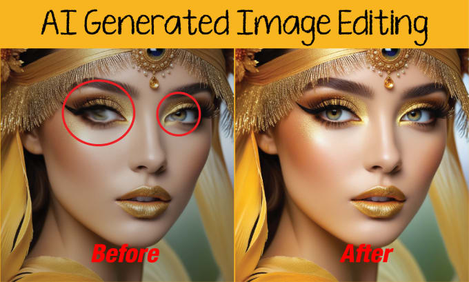 Gig Preview - Fix, enhance and retouch ai generated images