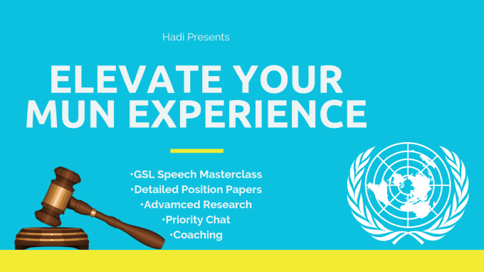 Gig Preview - Elevate your mun success expert in position papers, gsl, research