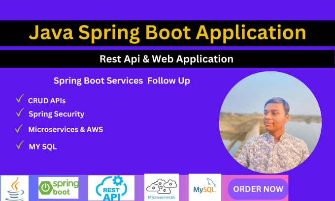 Gig Preview - Do java, spring boot,spring mvc, AWS , jdbc,rest projects