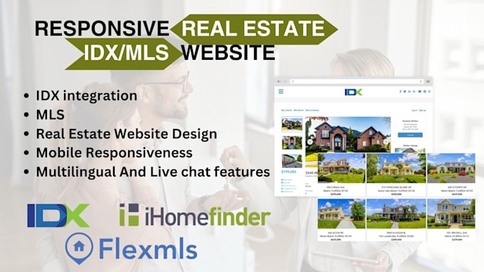 Gig Preview - Create real estate idx website, real estate website