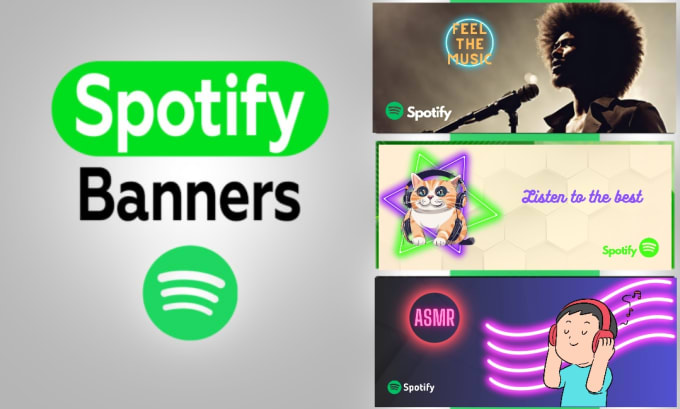 Gig Preview - Create you a unique spotify banner