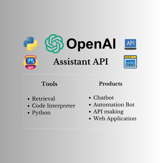 Gig Preview - Create python script with openai assistant API