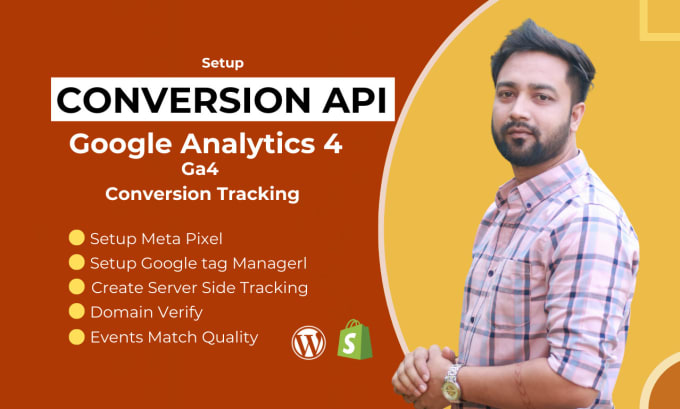 Gig Preview - Fix ga4 enhanced ecommerce server side tracking conversion API with GTM