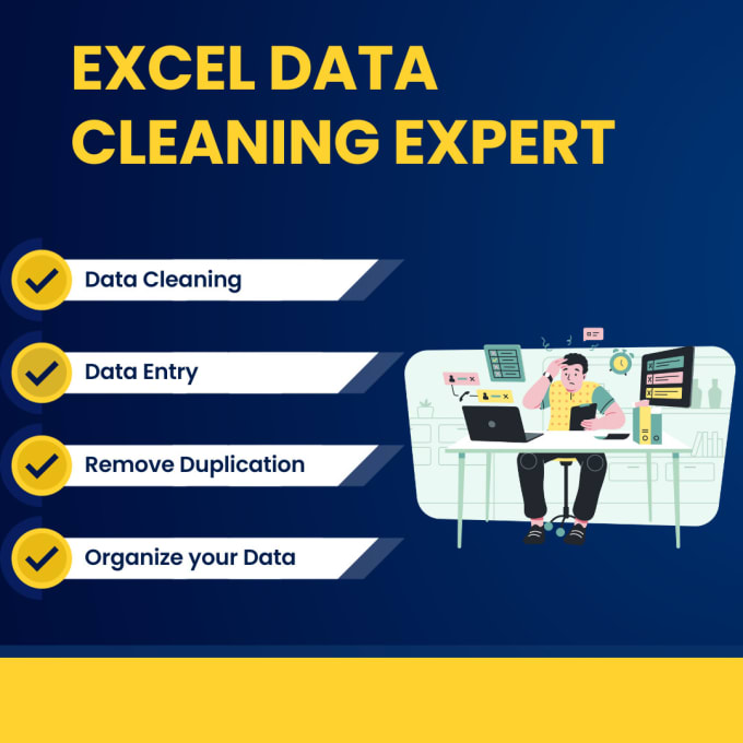 Gig Preview - Do excel data entry, data analysis and excel data cleaning