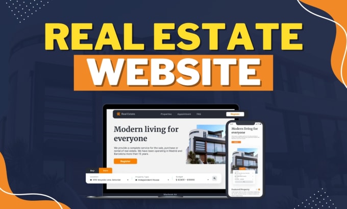 Gig Preview - Create real estate website, landing page, lead generation