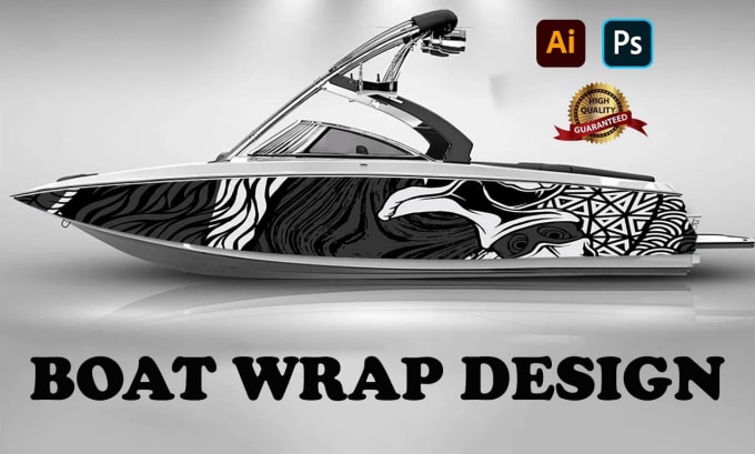 Gig Preview - Create high level boat wrap design