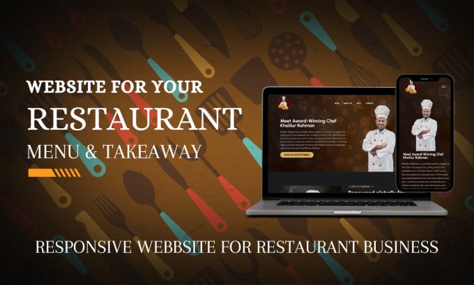 Gig Preview - Restaurant website online food ordering system on wordpress