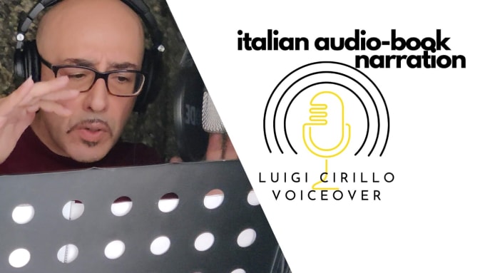 Gig Preview - Narrate italian audiobook in soothing male voice