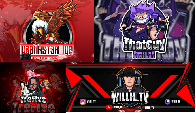 Gig Preview - Design twitch overlay, stream overlay, animated twitch overlay twitch logo alert