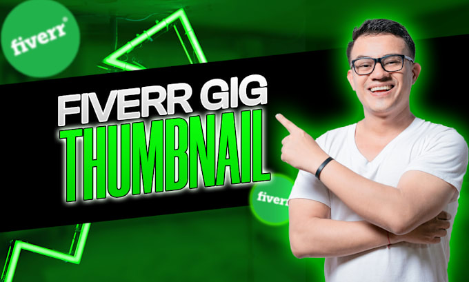 Gig Preview - Design eye catchy fiverr gig thumbnail, picture, gig image, and cover