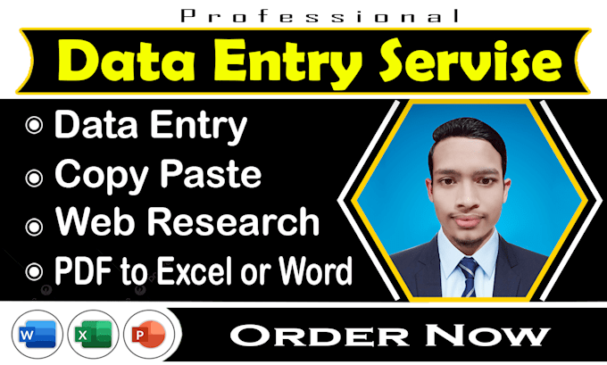 Bestseller - do data entry, copy paste, web research and PDF convert