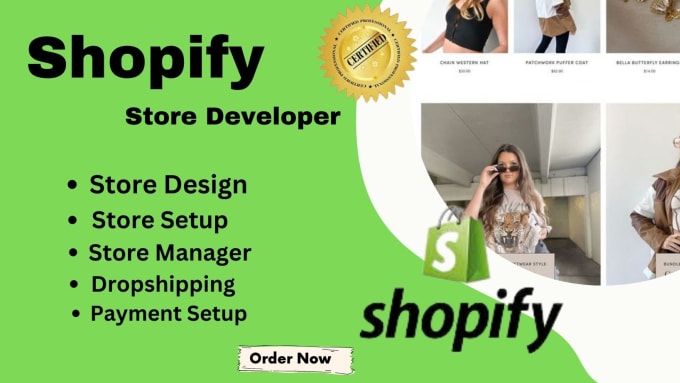 Gig Preview - Create shopify dropshipping store