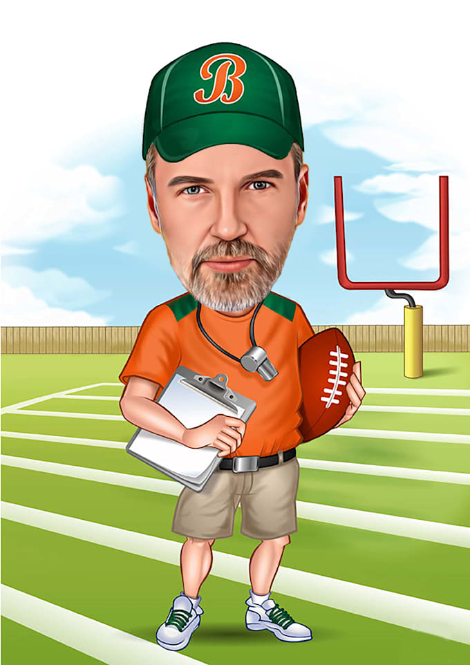 Gig Preview - Custom coach caricatures for all types of coaches