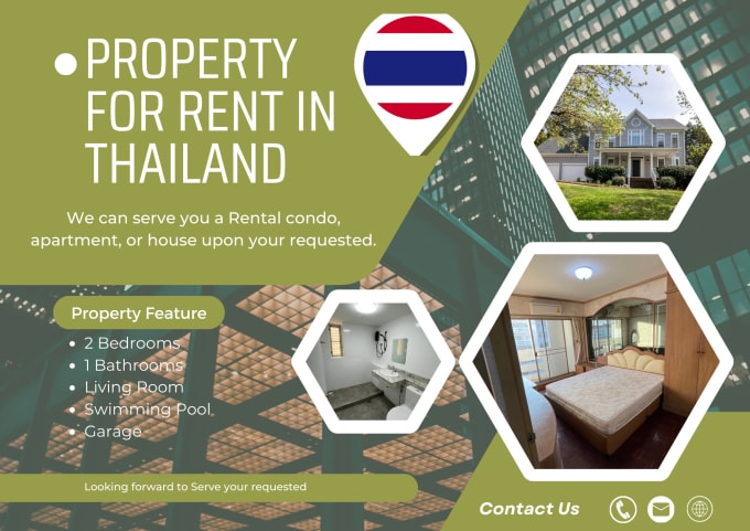 Gig Preview - Find a short term rental residence in thailand for you